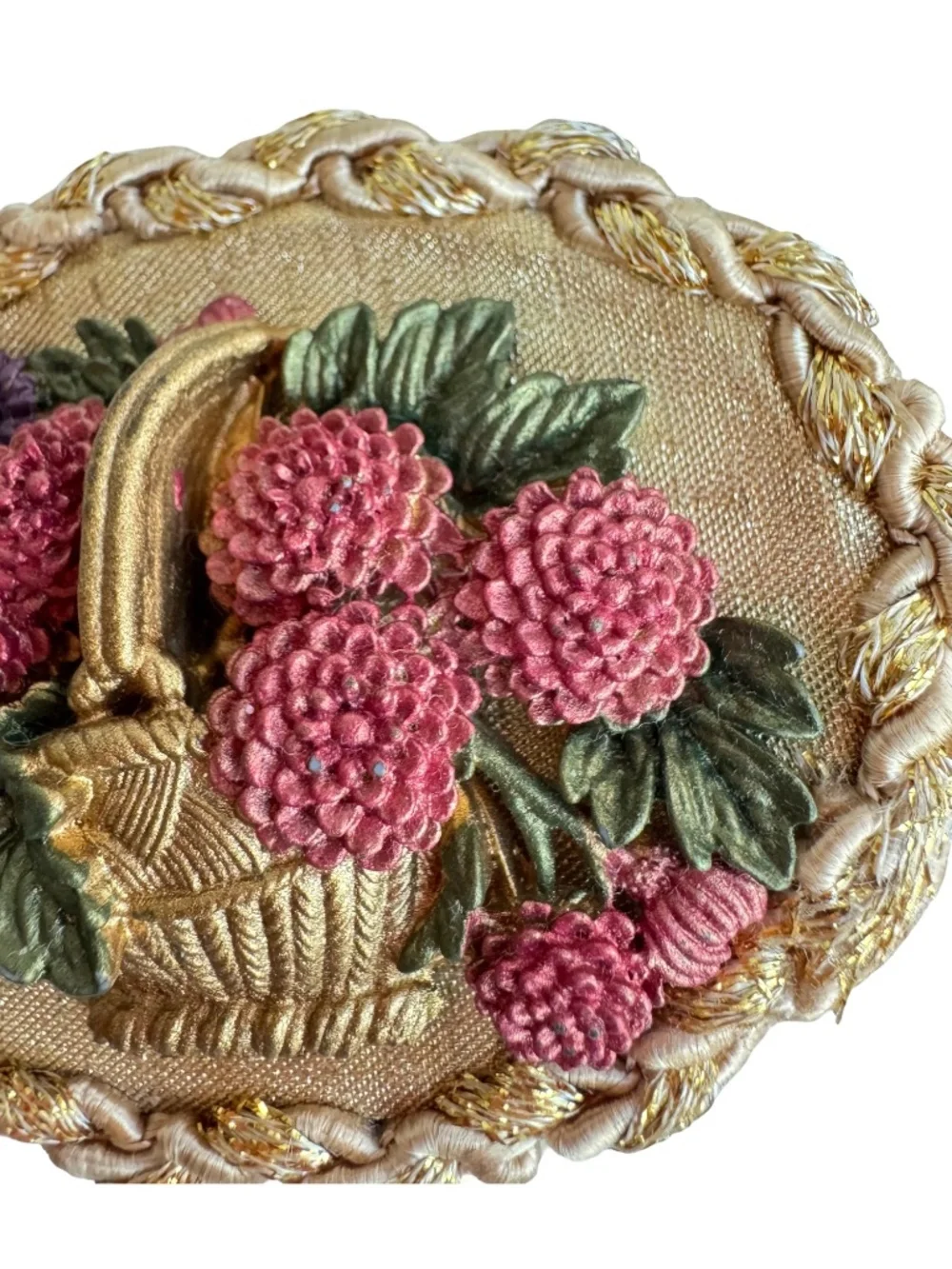 Vintage flower basket